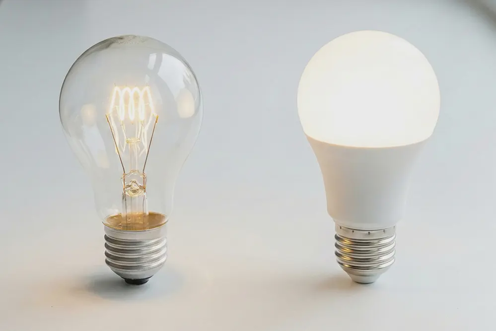 LED incandescent comparison