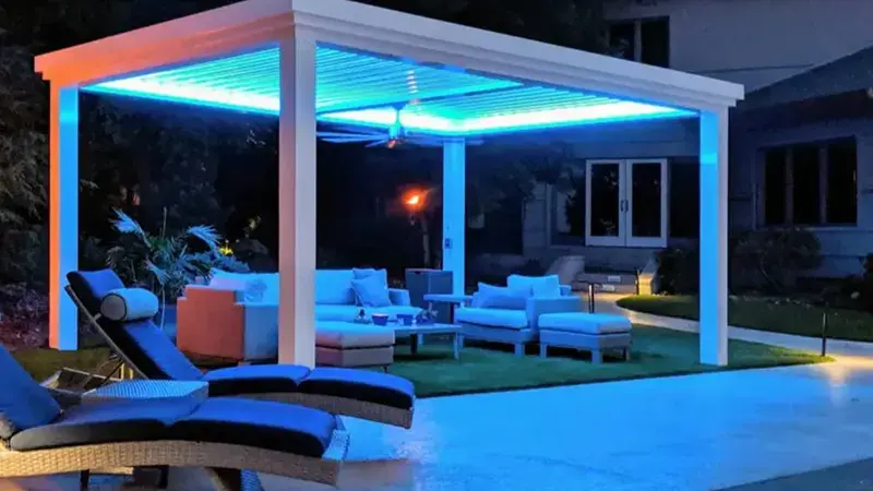 COB LED Strip Used in Outdoor Landscape 1