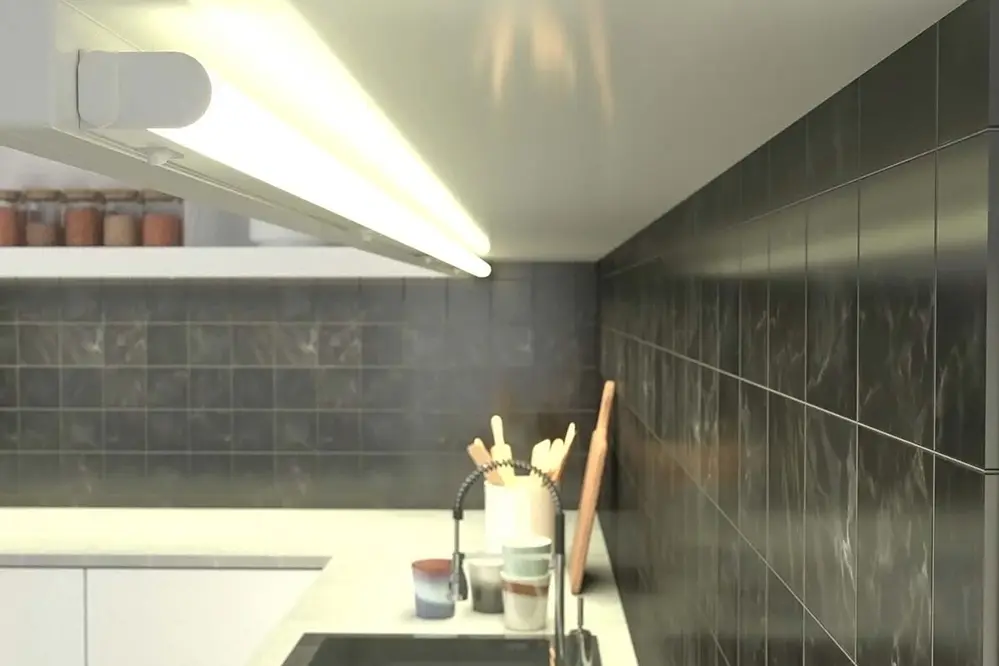 Fluorescent lights under cabinet lights