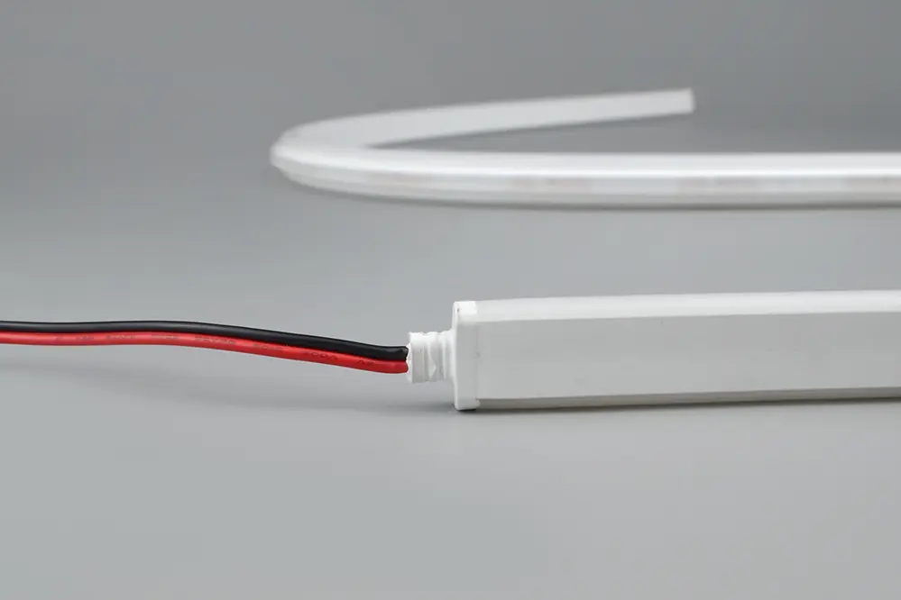 Front cable entry for double-sided LED Neon Strip