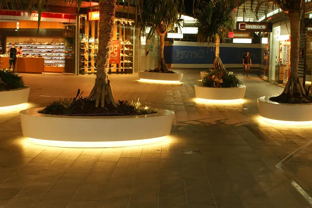 LED Neon Strip as Garden Lighting