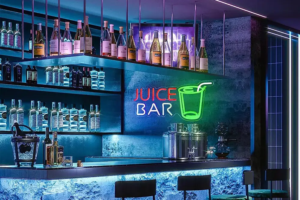 LED Neon Strip in The Bar