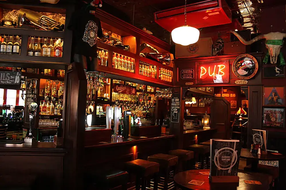 LED Neon Strip in the Pub