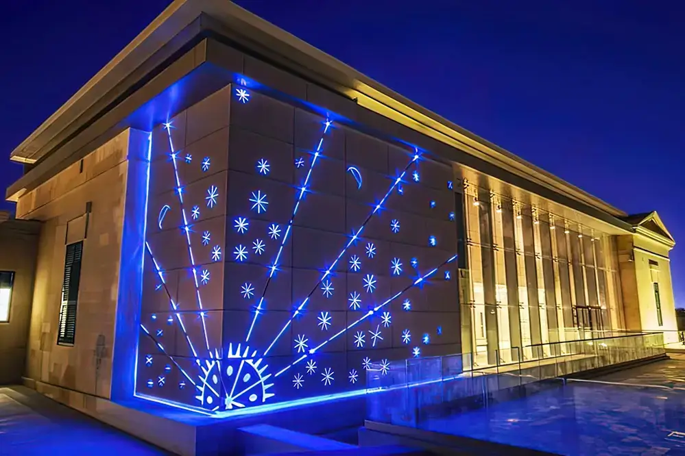LED Strip as Facade Lighting