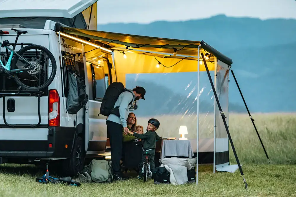 LED Strip in Campsite