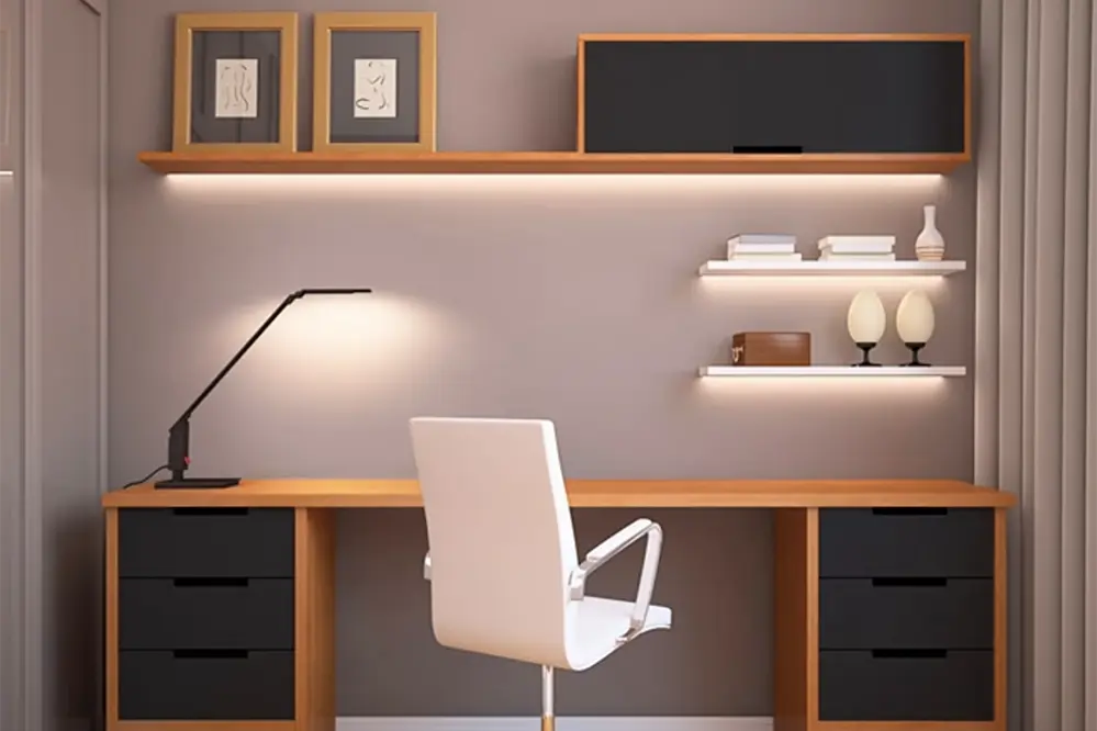 LED strip shelf light