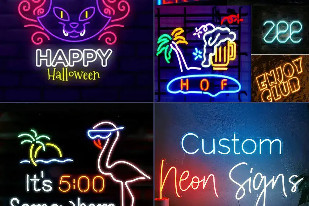 RGB LED Neon Strip as Signage