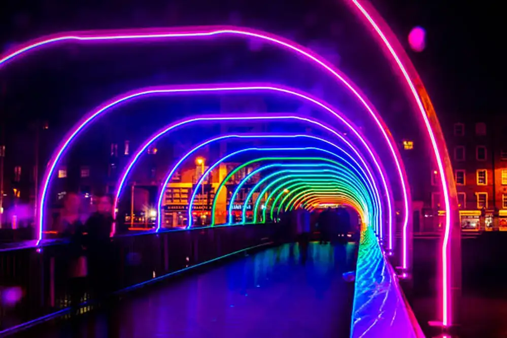 RGB LED Strip in Public Area