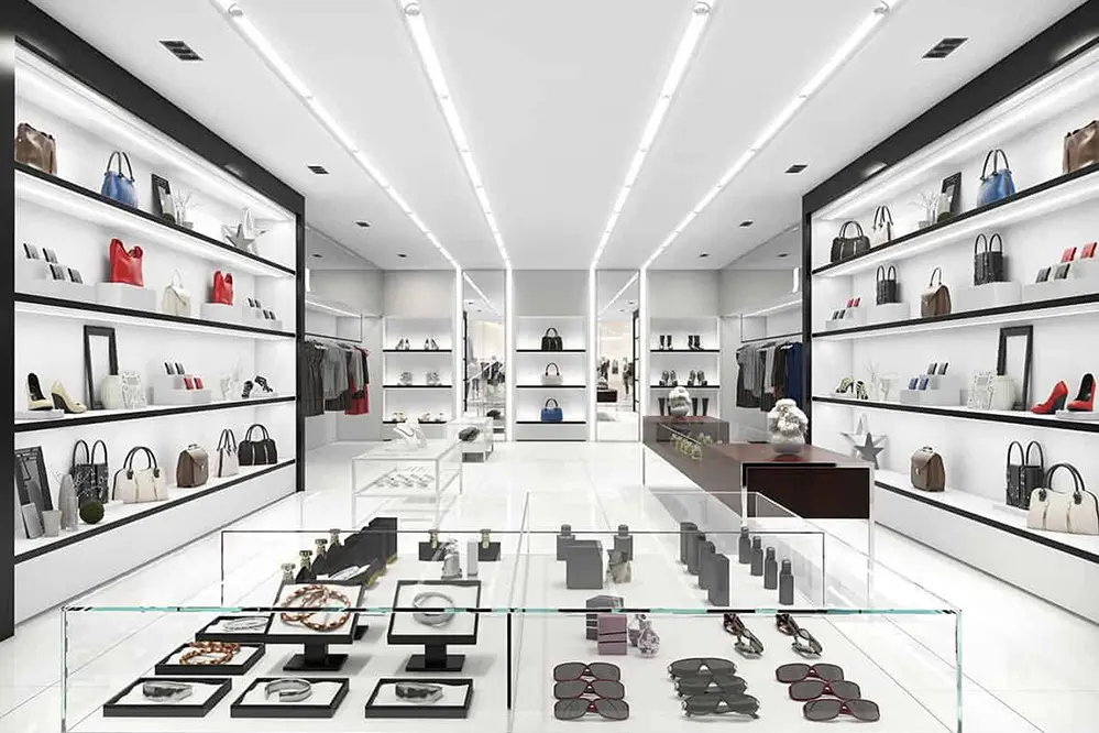 SCOB LED Strips in Retail Display
