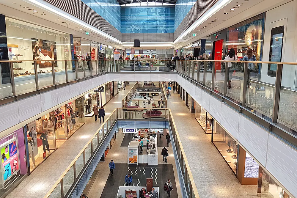 SCOB LED Strips in Shopping Mall