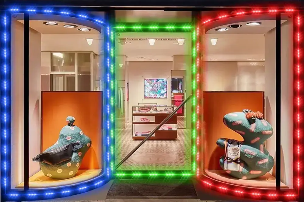 SMD LED Strip in Storefront