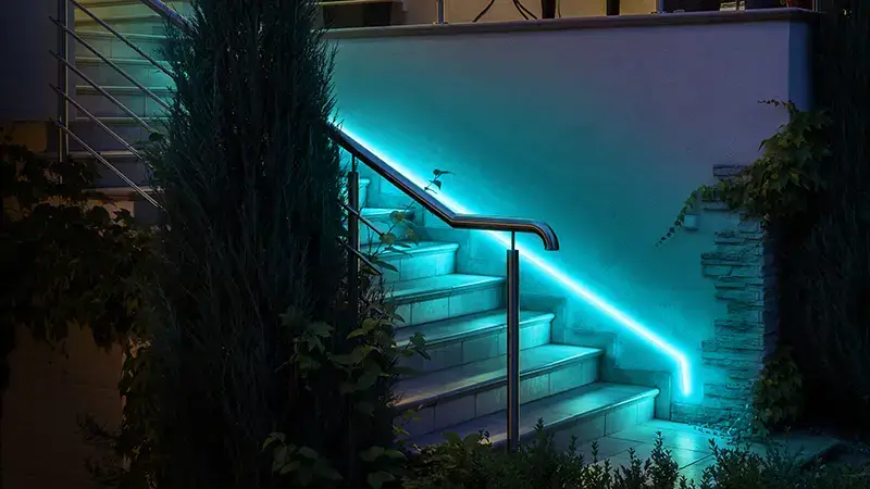 LED Neon Strip in Walkway