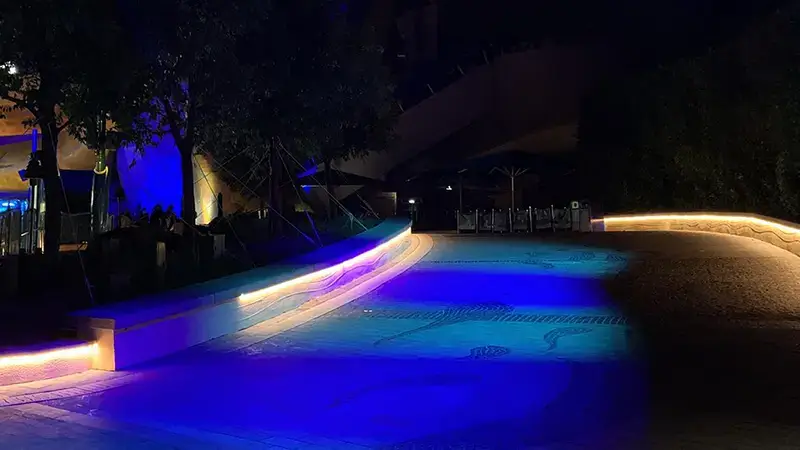 LED Neon Strip in the Park