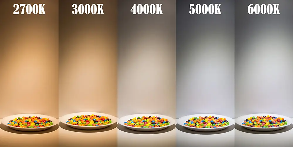 from 2700K to 6000K
